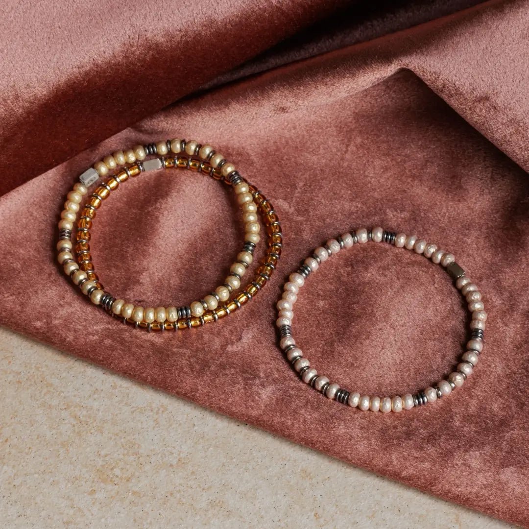 Hematite - Vanilla Bracelet I (4mm)