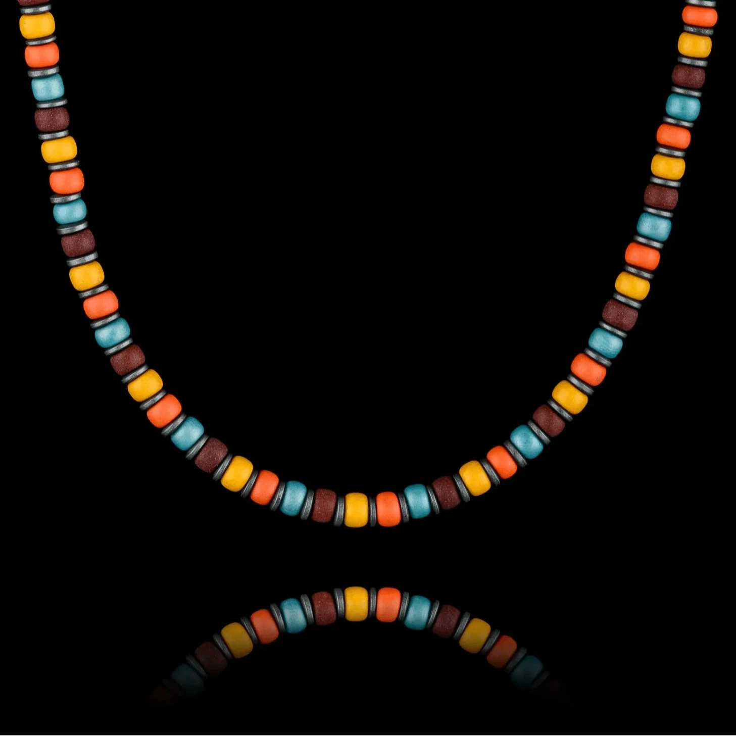 Hematite - Multicolor Necklace XVIII (4mm)