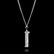Blue Lace Agate Silver Pendant
