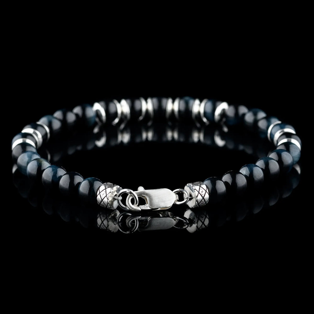Blue Tiger Eye Bracelet IV (6.5mm)