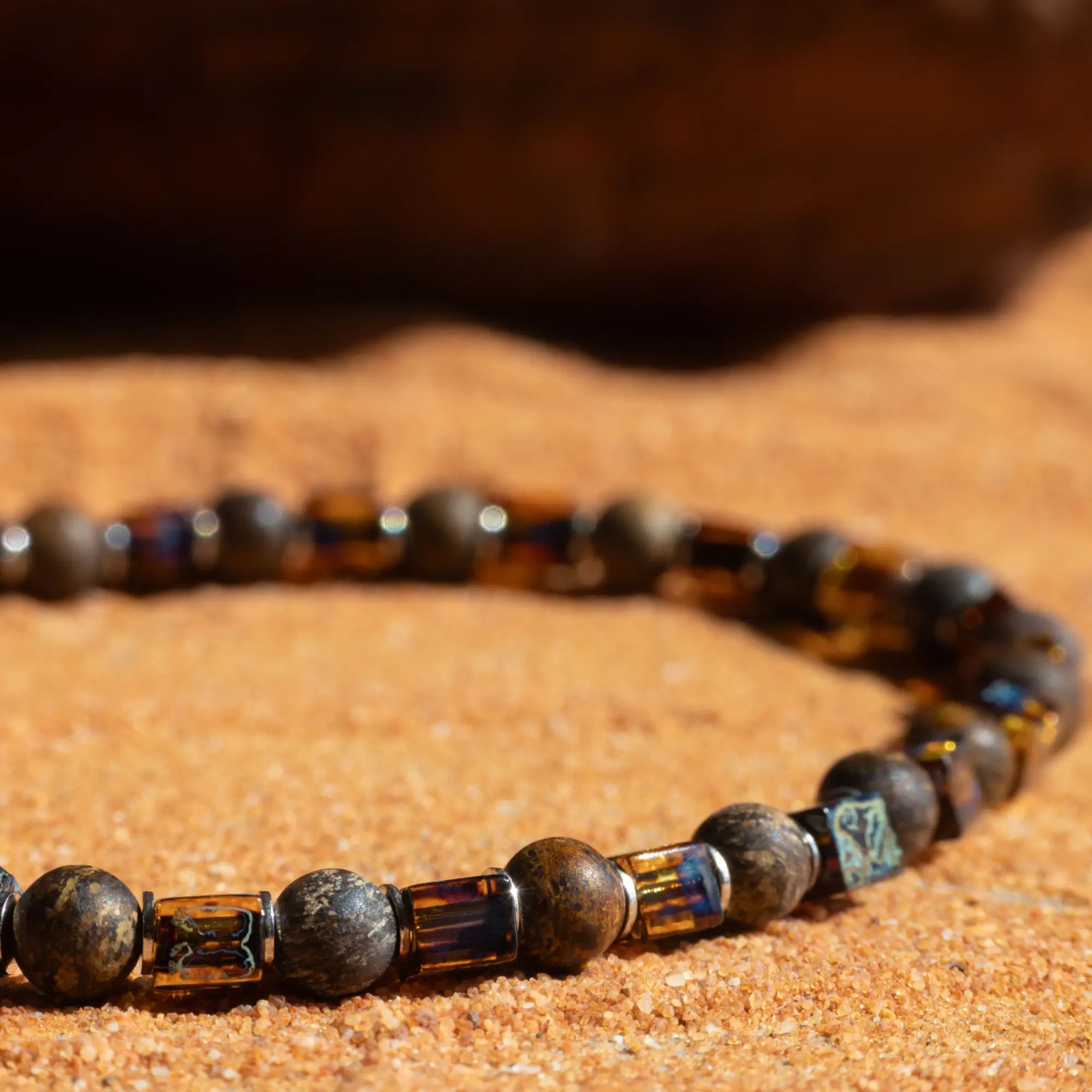 Bronzite - Cube Bracelet II (4mm)