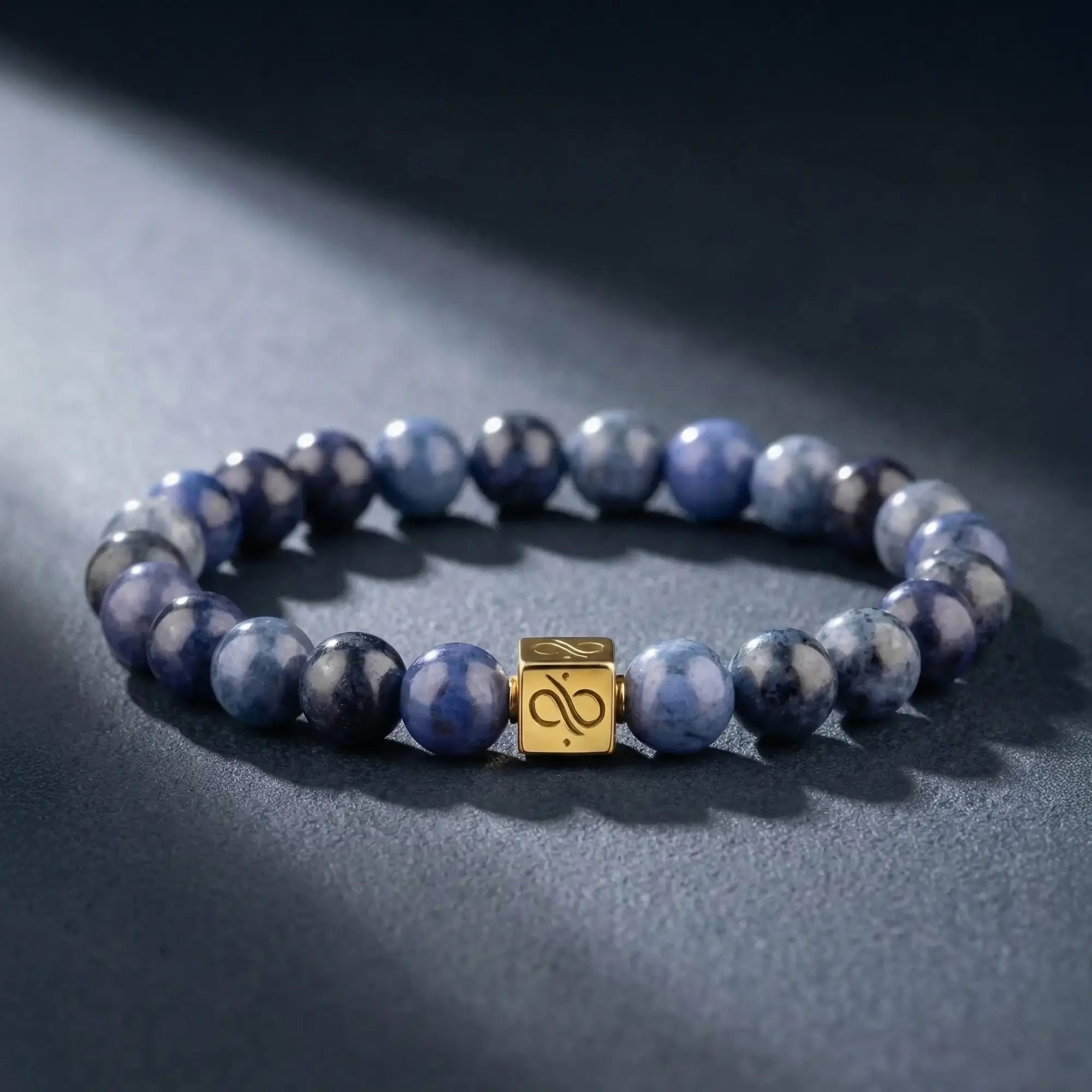 Dumortierite Gold Vermeil Bracelet I (8mm)