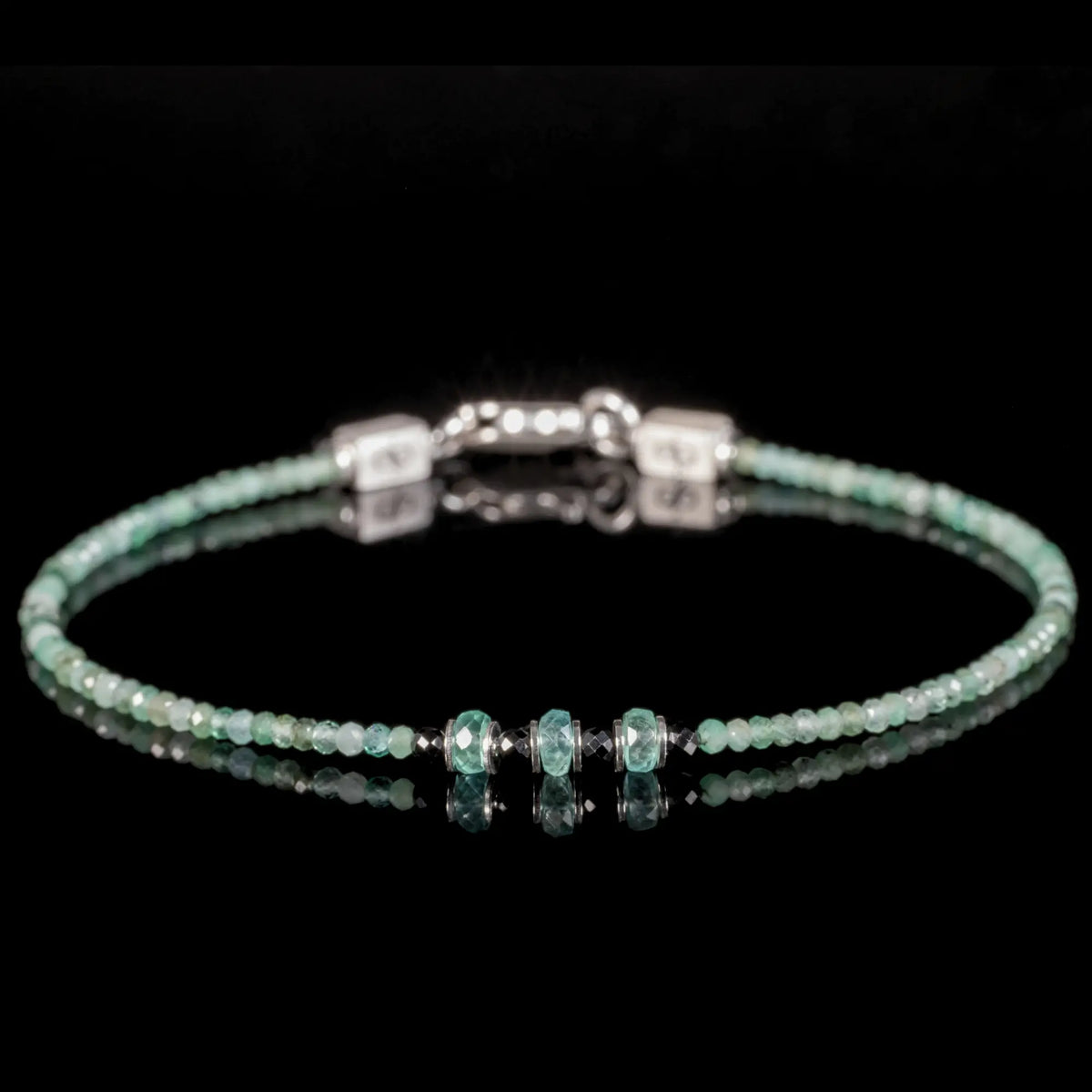 Emerald Bracelet XVII (2-4mm) | Aurum Brothers