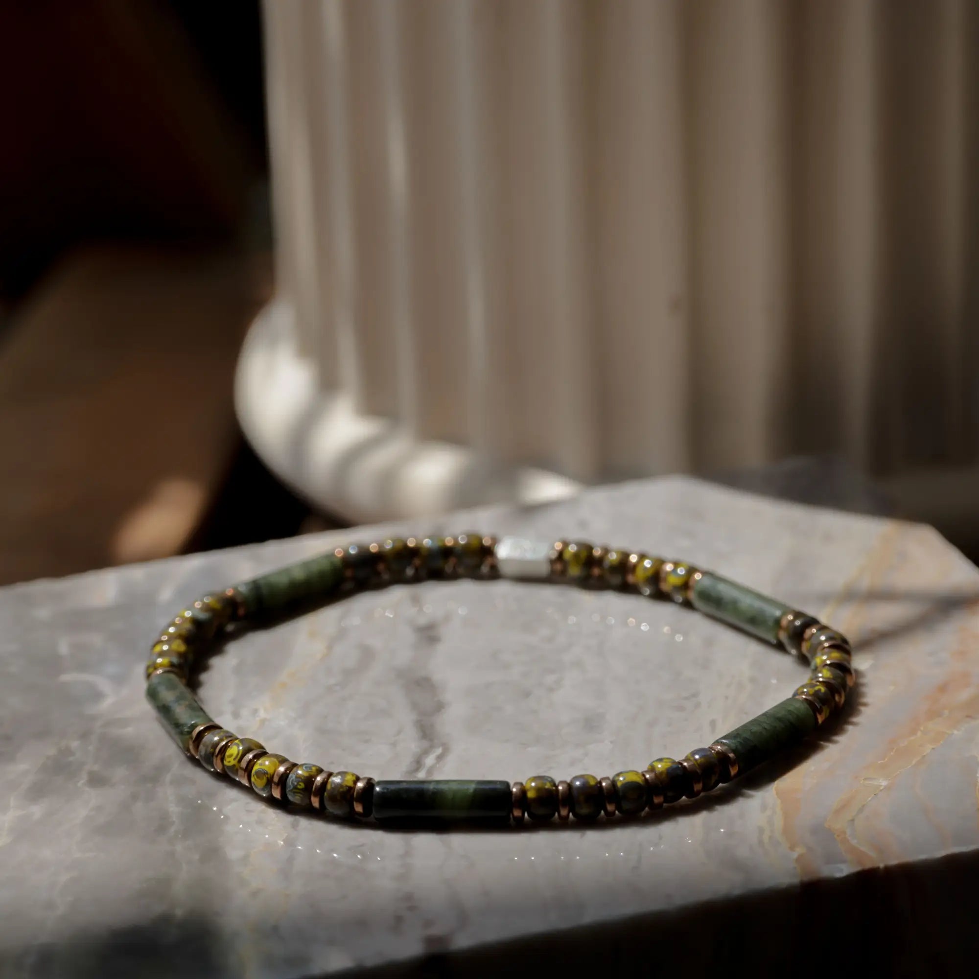 Green Jasper Bracelet III (4mm)