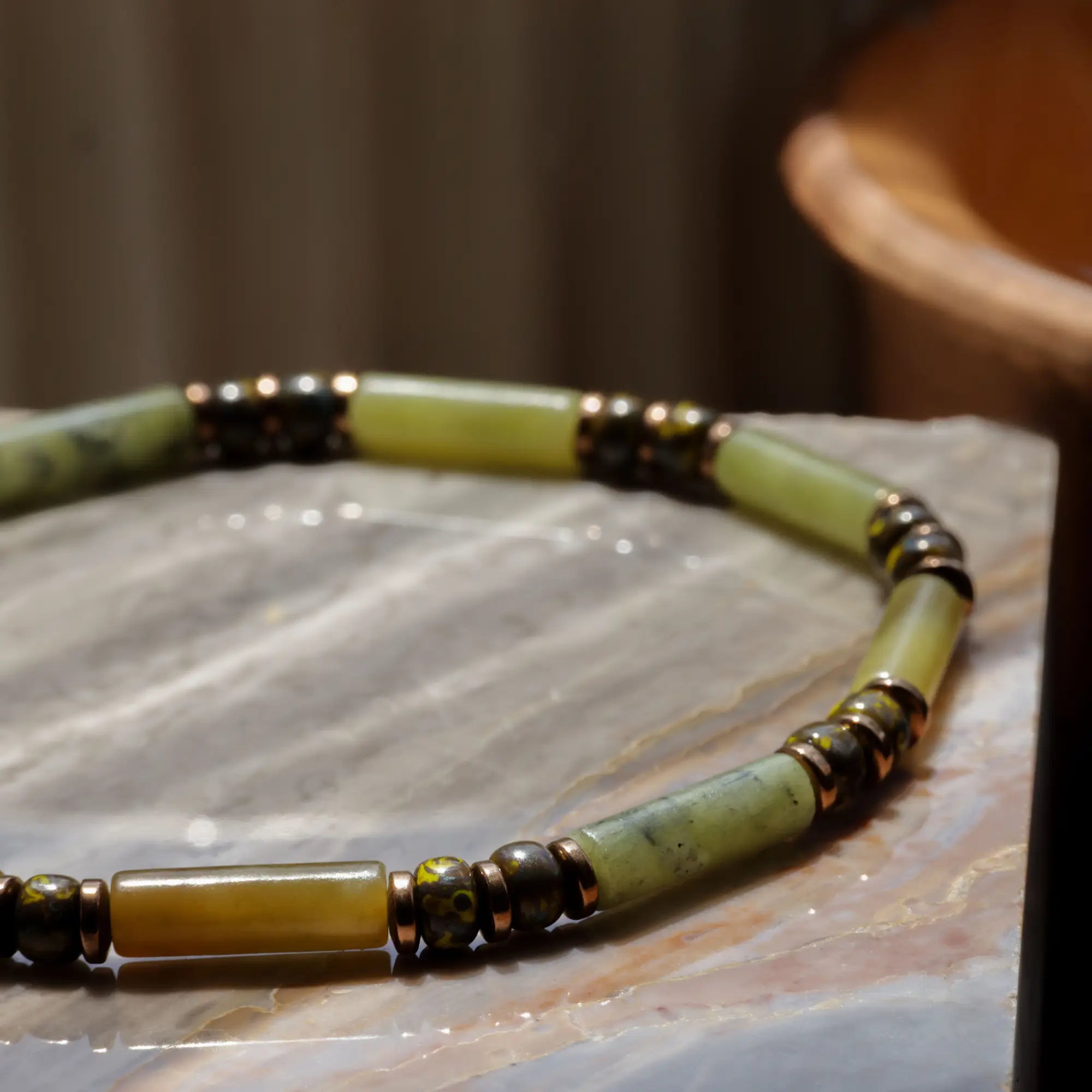 Green Jasper Bracelet II (4mm)