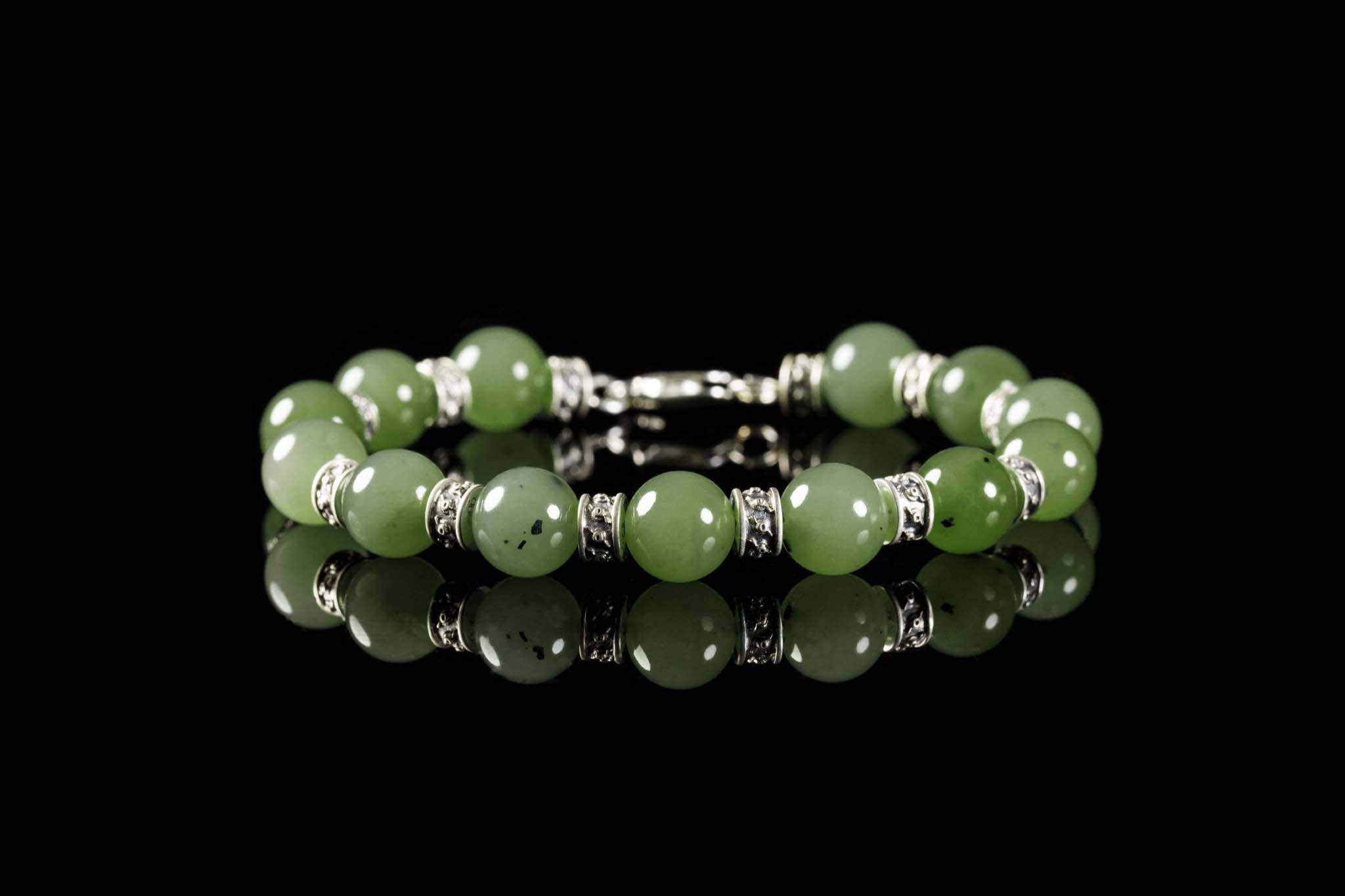 Jade Bracelet V (10mm) (8538095026511)