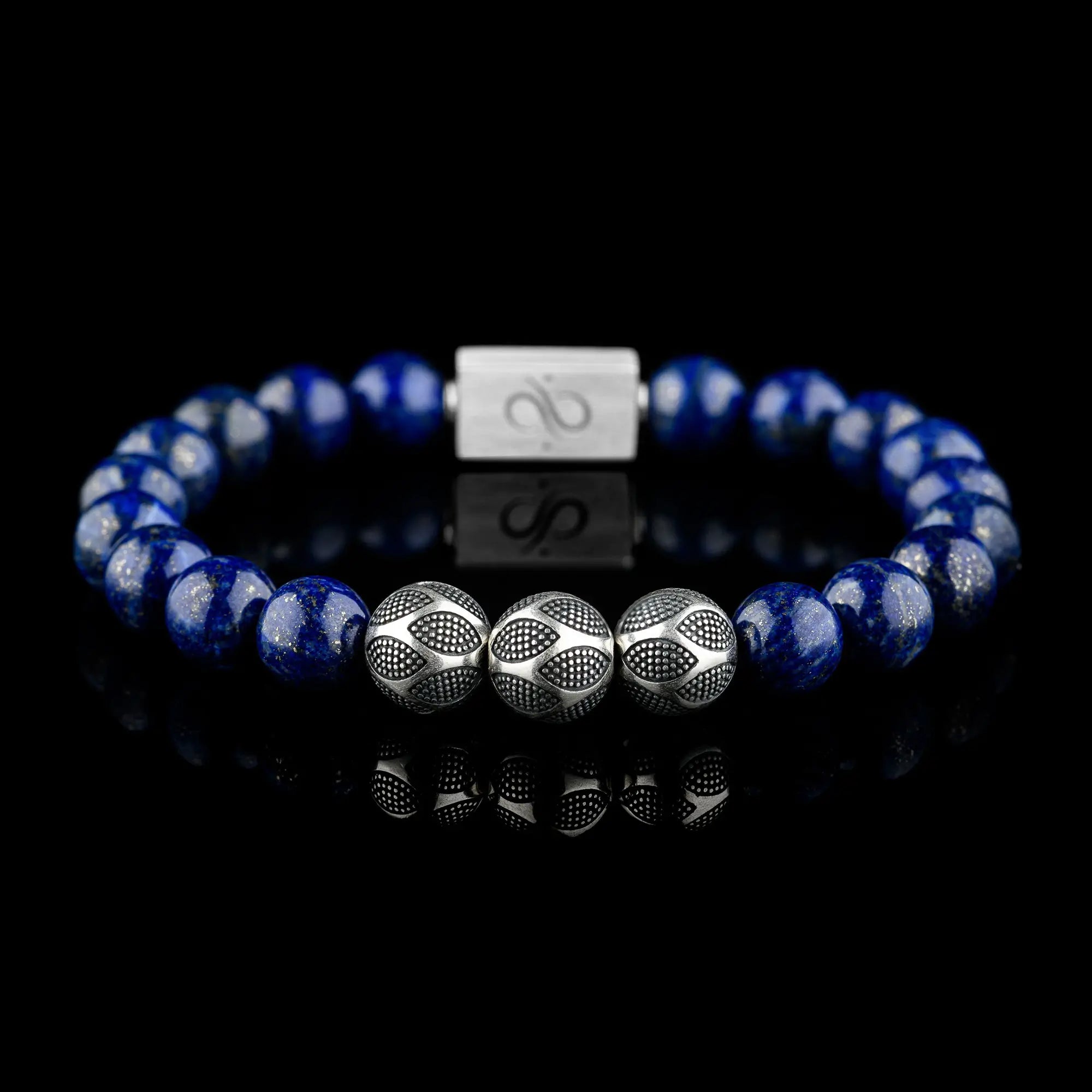 Lapis Lazuli bead sold bracelet for MEN 10mm