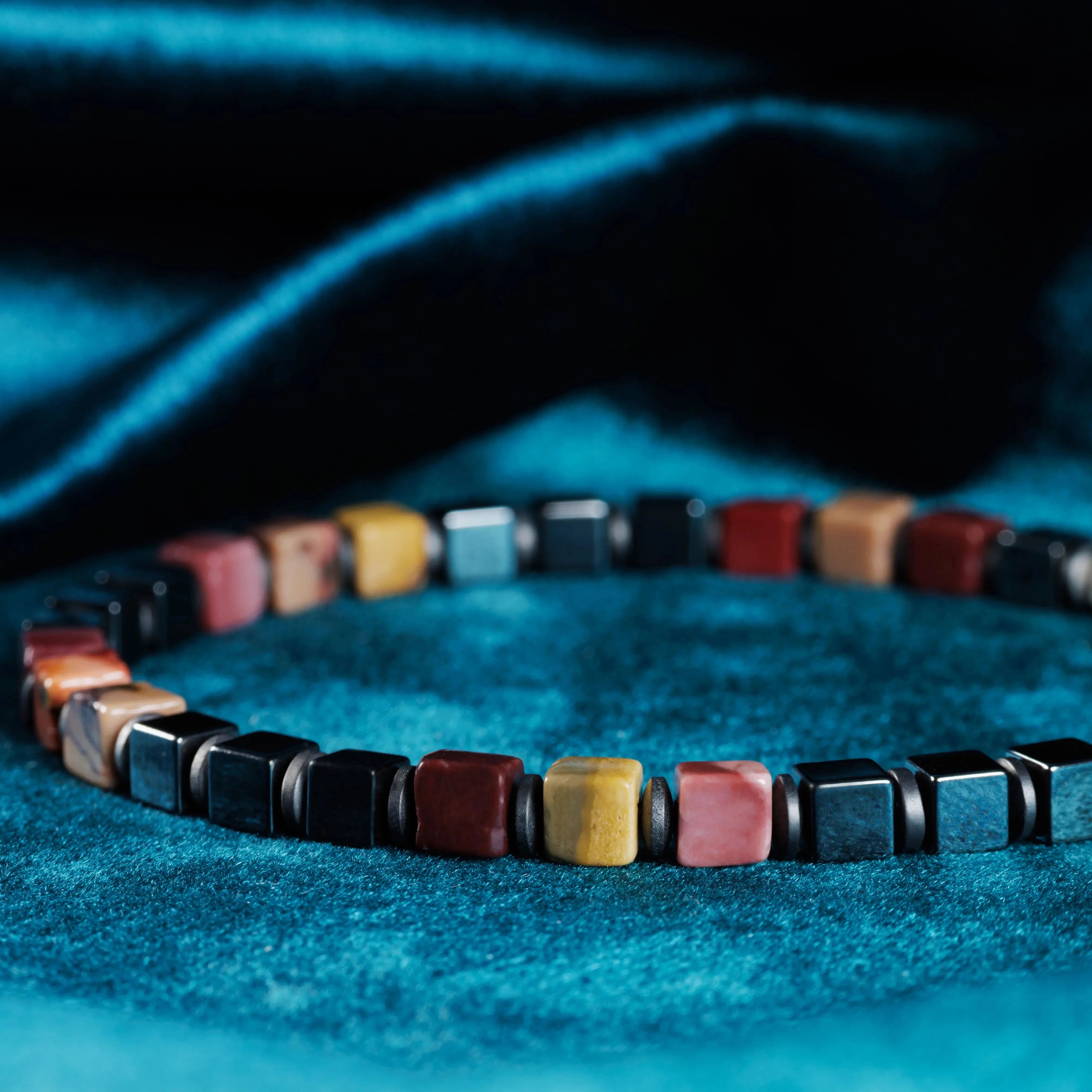 Willow Creek Jasper - Hematite Bracelet I (4mm)