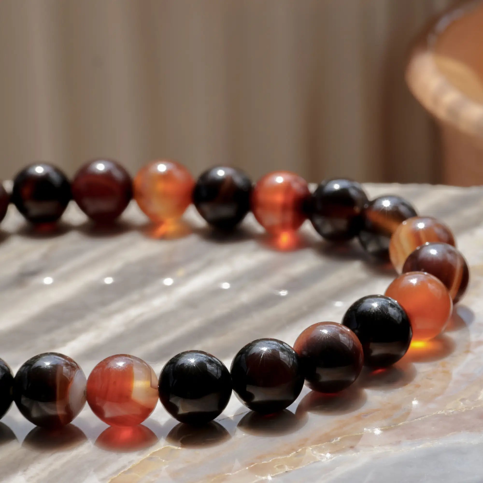 Multitoned Agate Bracelet I (8mm)