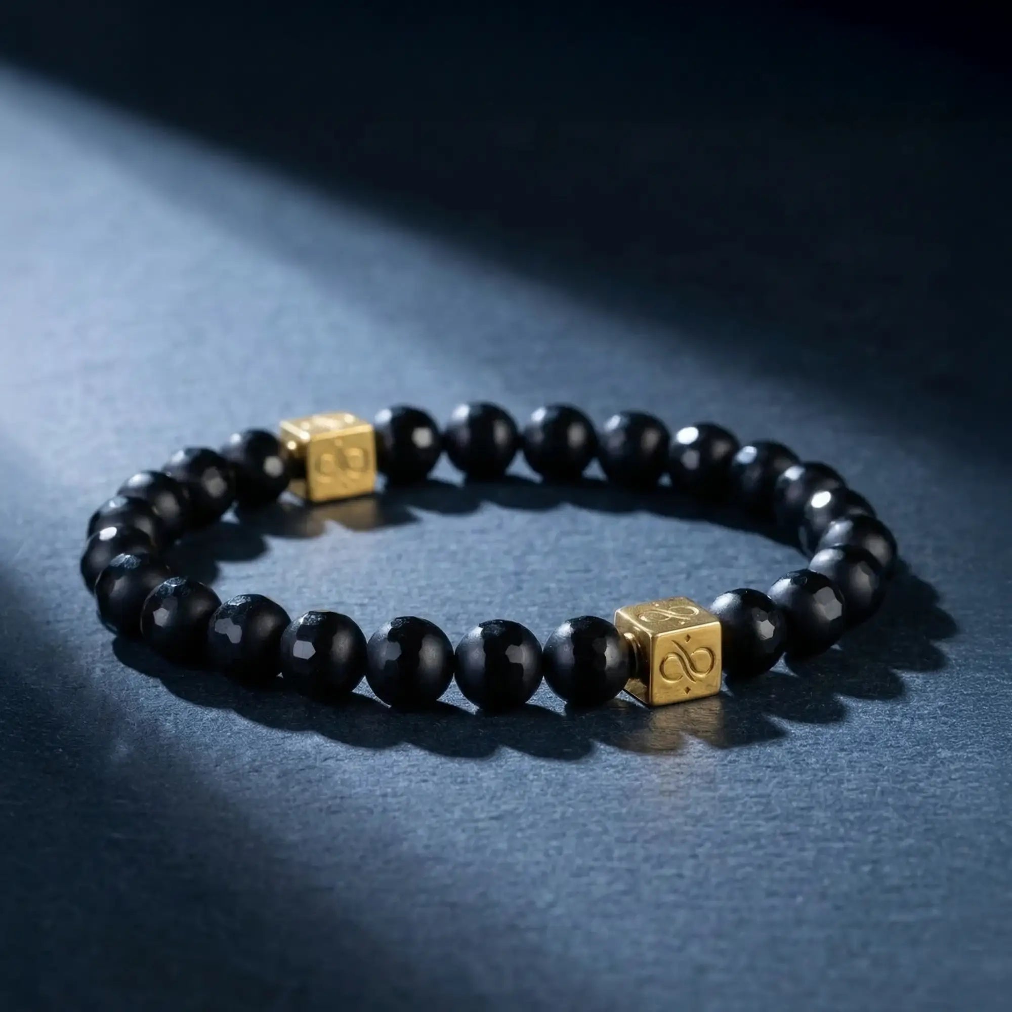 Onyx Gold Vermeil Bracelet II (8mm)