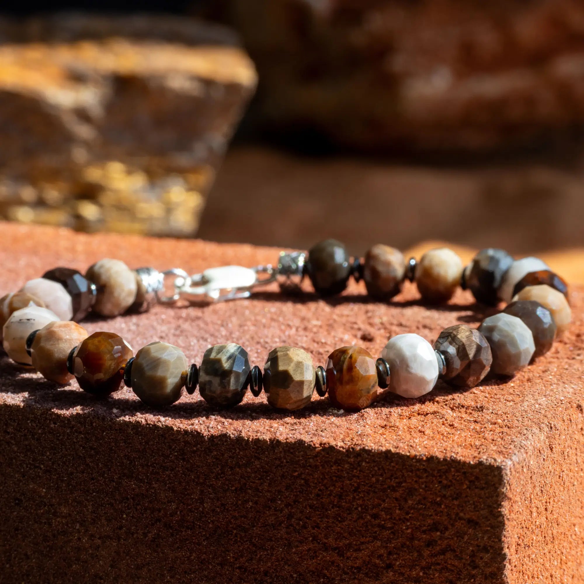 Petrified Wood Bracelet II (8mm)