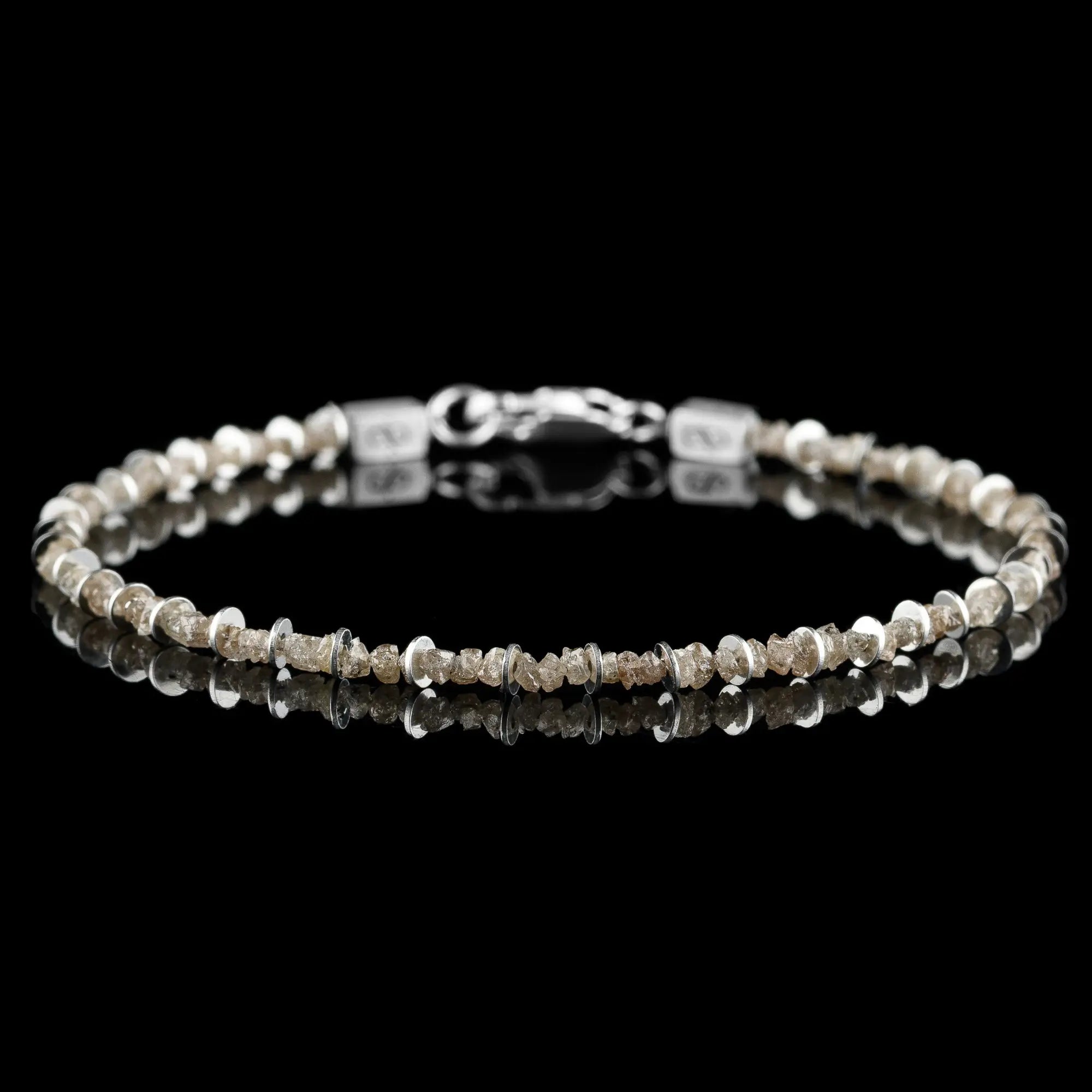Raw Brown Diamond Bracelet I (2mm)