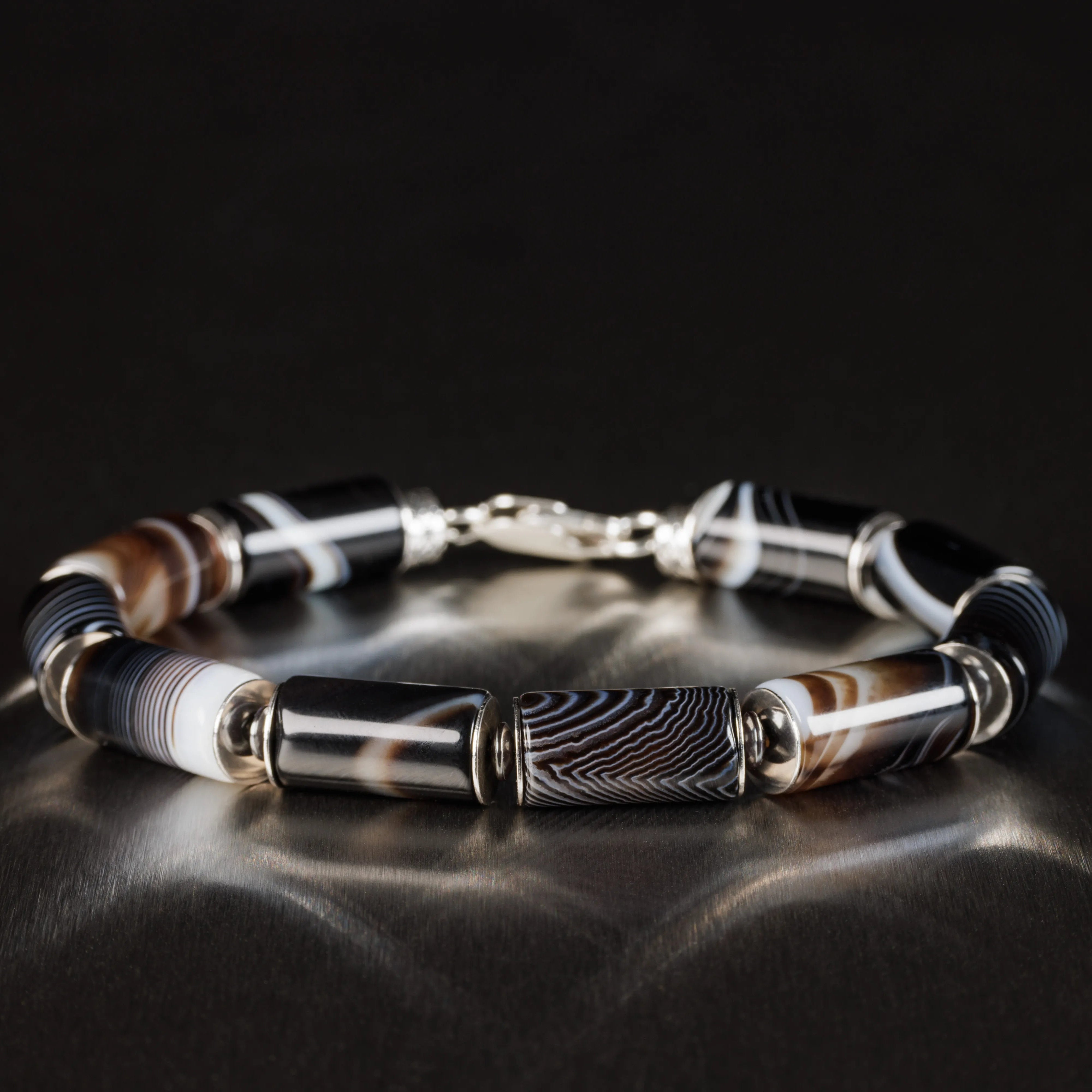 Tuxedo Agate Bracelet I (8mm)