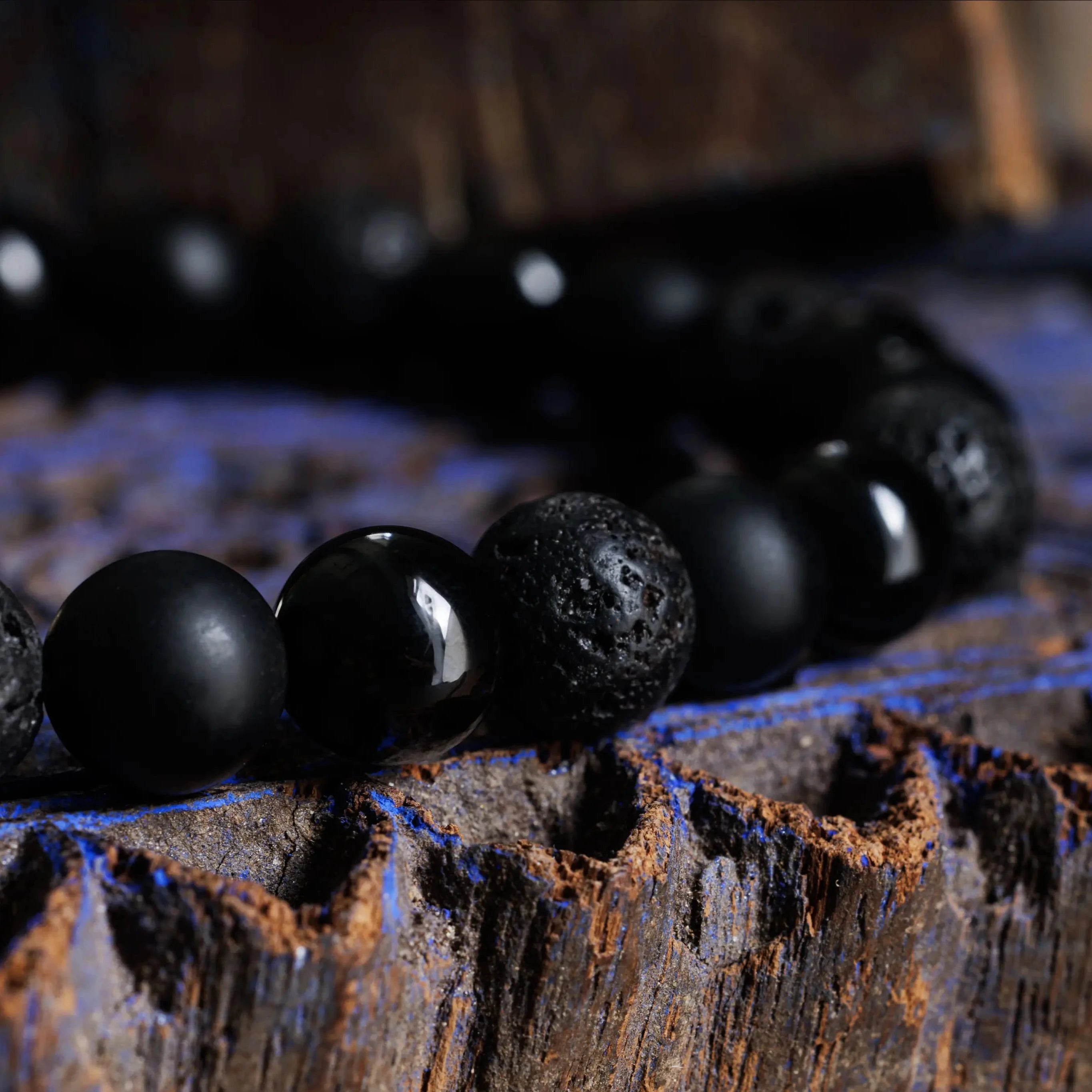 Black Mixed Bracelet II (8mm)