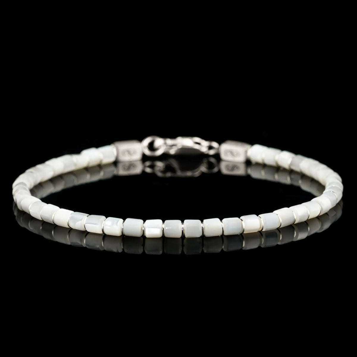 Mother of Pearl Bracelet for Men IV | 3mm | Aurum Brothers
