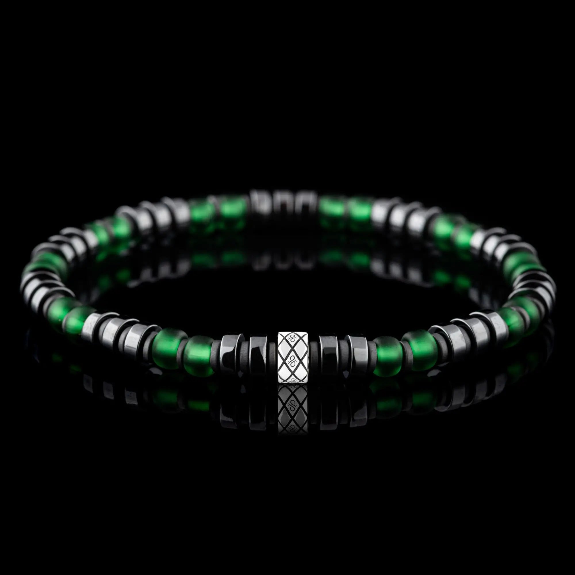 Dark Hematite Green Bracelet II (6mm)