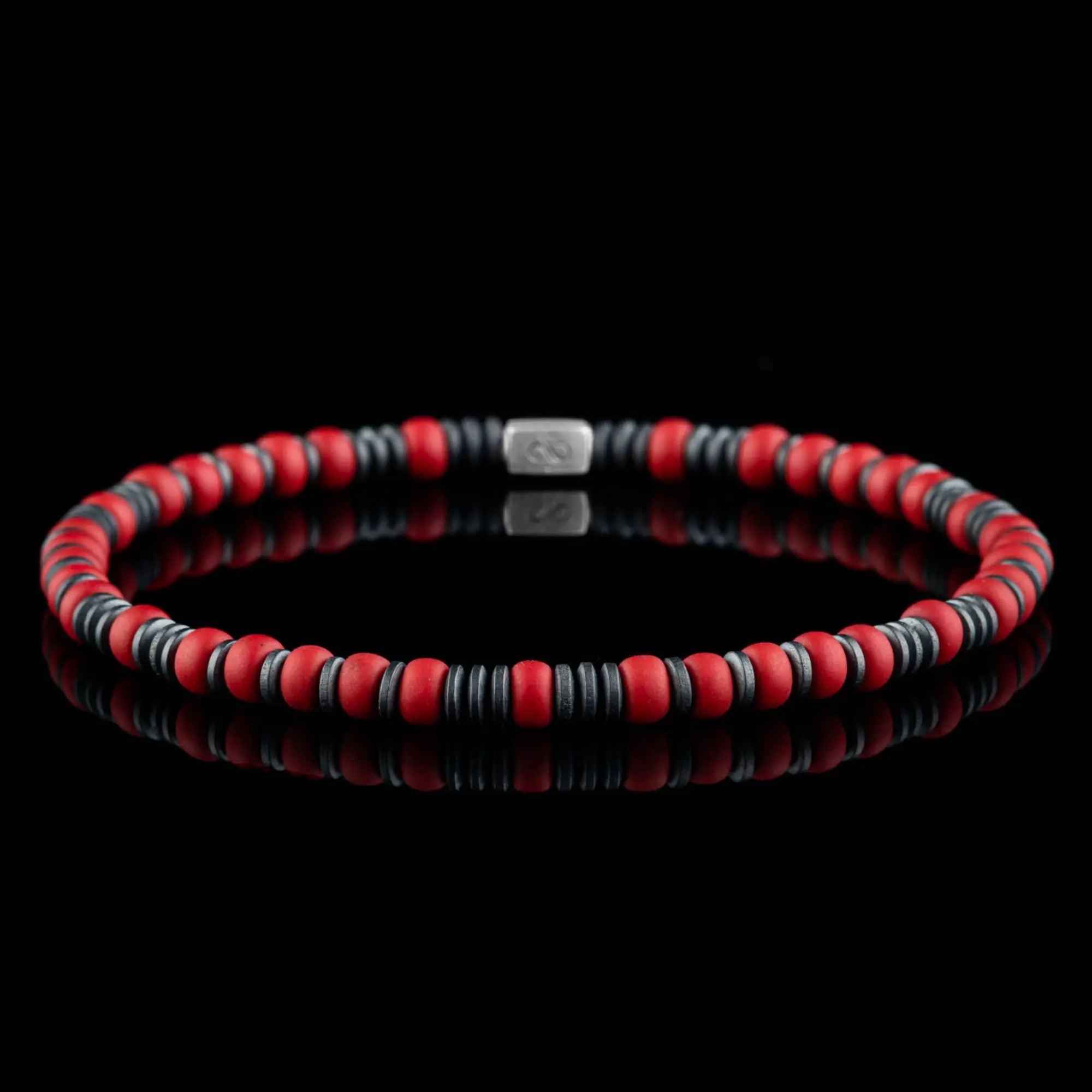 Hematite Red Bracelet VII - Durable Style | 4mm