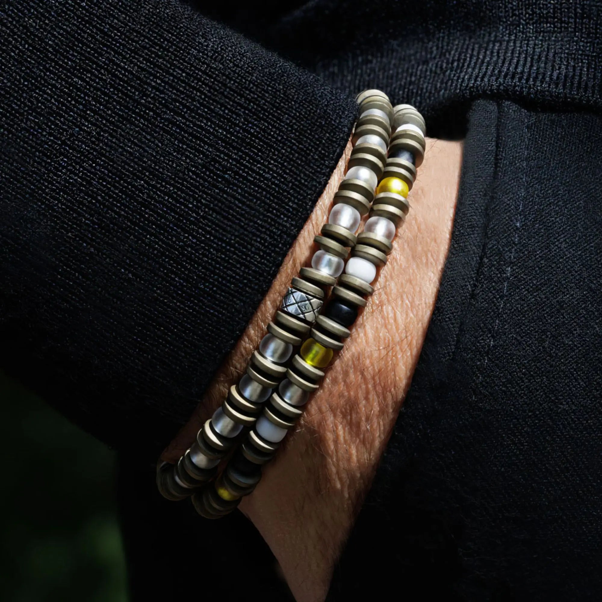 Hematite Bronze Bracelet VII (6mm)