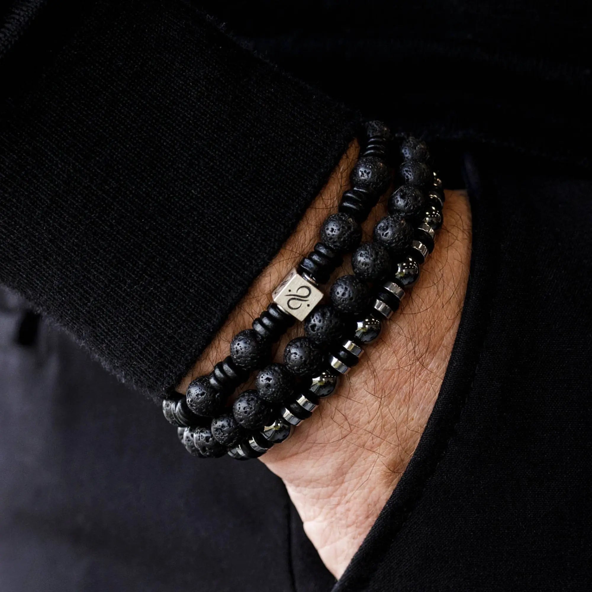 Lava Black Ceramic Bundle V (8mm)