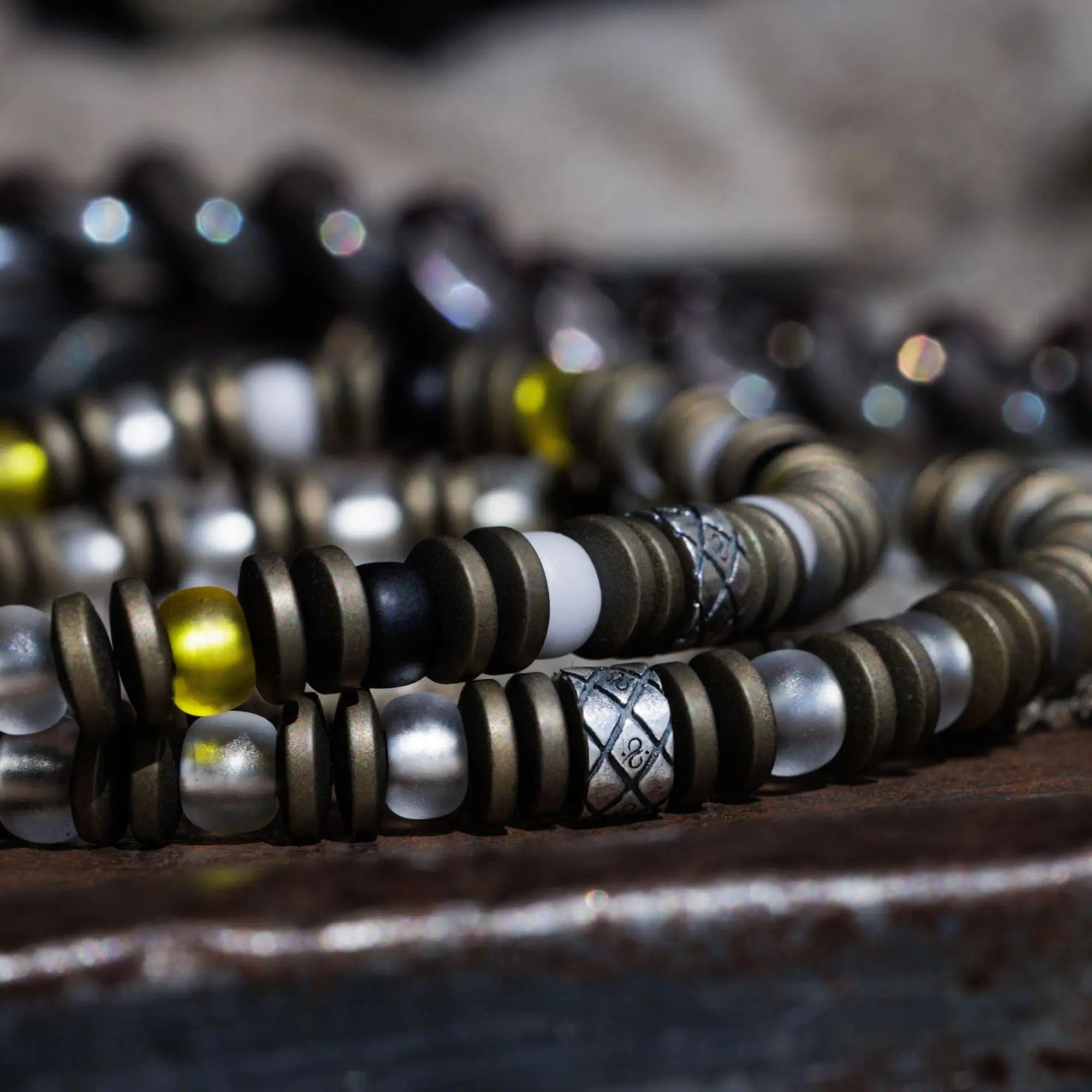 Hematite Bronze Bracelet VII (6mm)