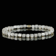 Mother of Pearl Cube Bracelet I (4mm)