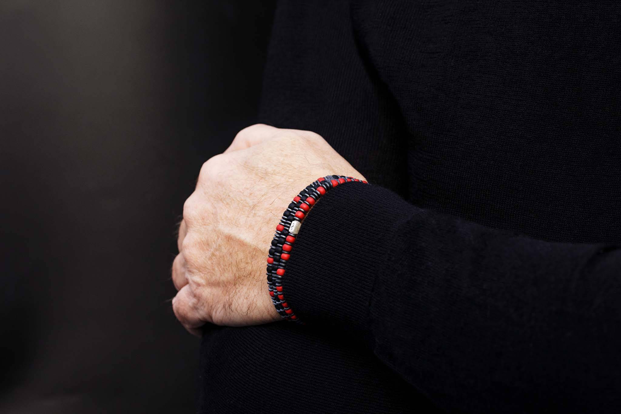 Hematite - Mysterious Passion Bracelet IX (4mm) (6675504496694)