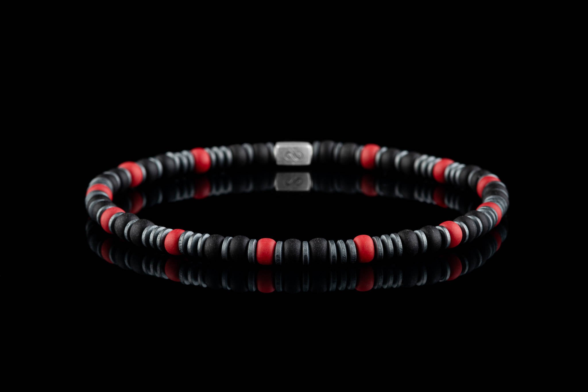 Hematite - Mysterious Passion Bracelet IX (4mm) (6675504496694)