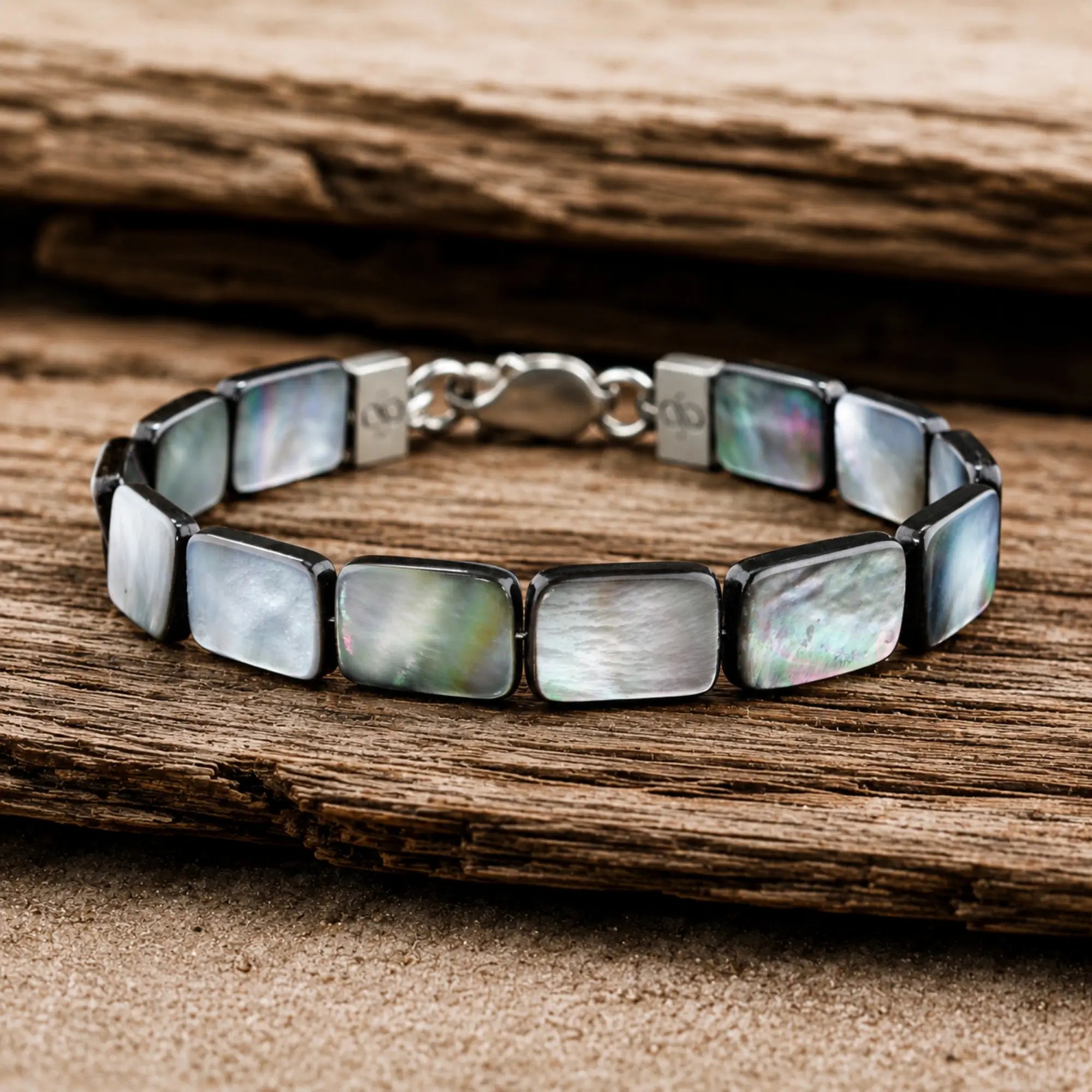 Black Lip Oyster Bracelet I (14x10mm)