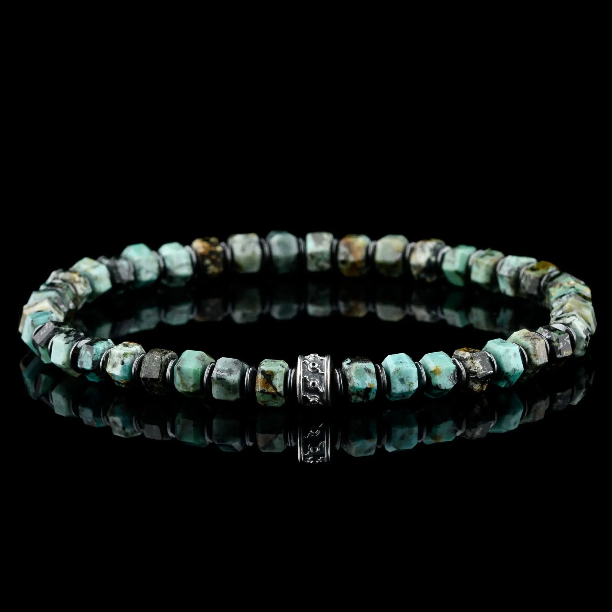 African Turquoise Bracelet II (6mm)