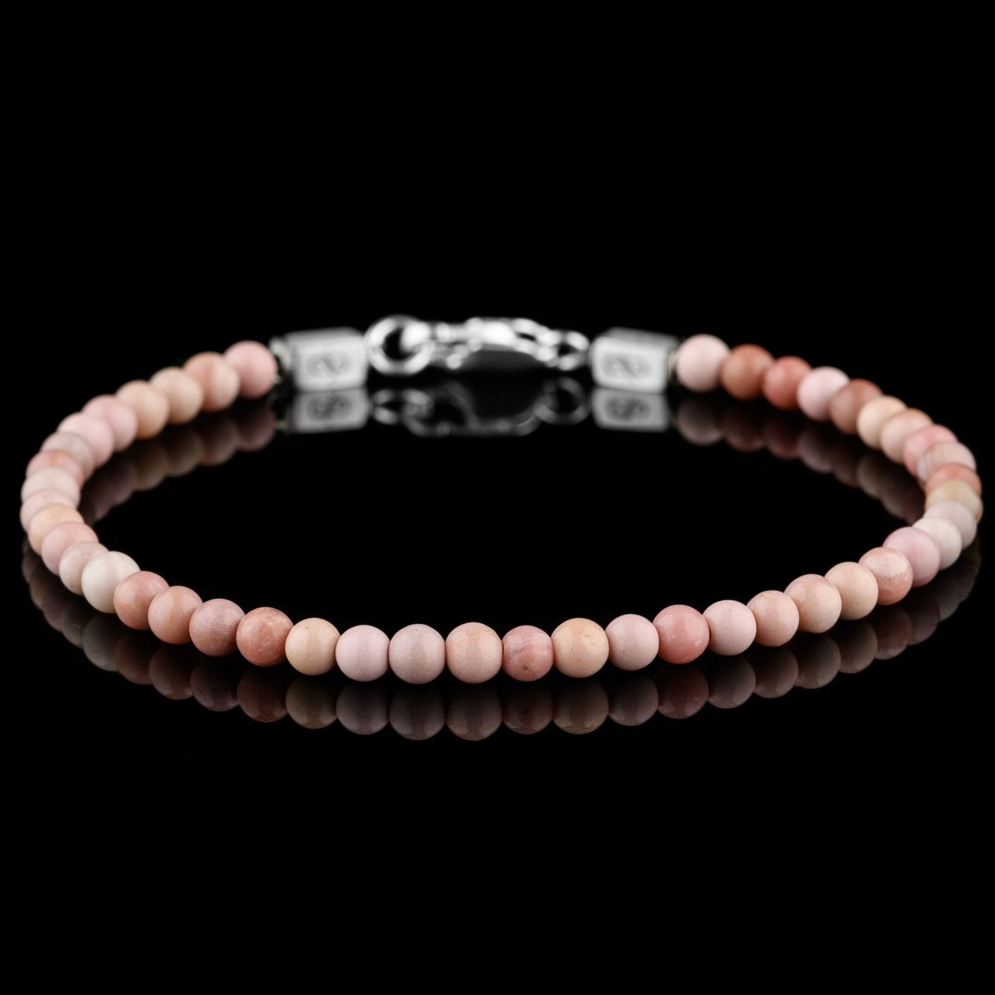 Pink Opal and 2024 Gold Hematite Bracelet