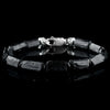 Raw Black Tourmaline Bracelet XXI (14-15mm)