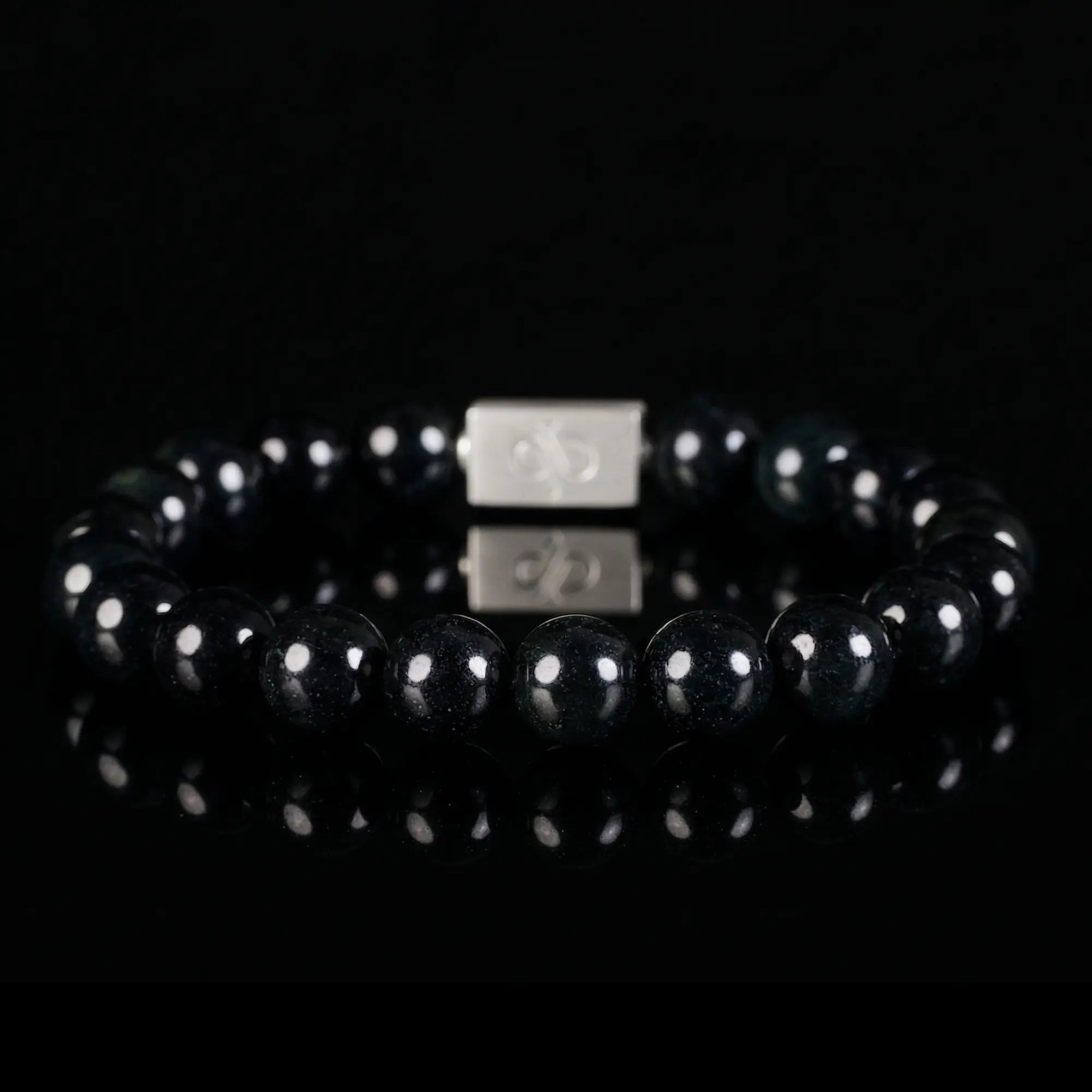 ラウンド用品・アクセサリー GEMMOVE BLACK JADE BRACELET Burmese Black Jade Bracelet III (10mm)
