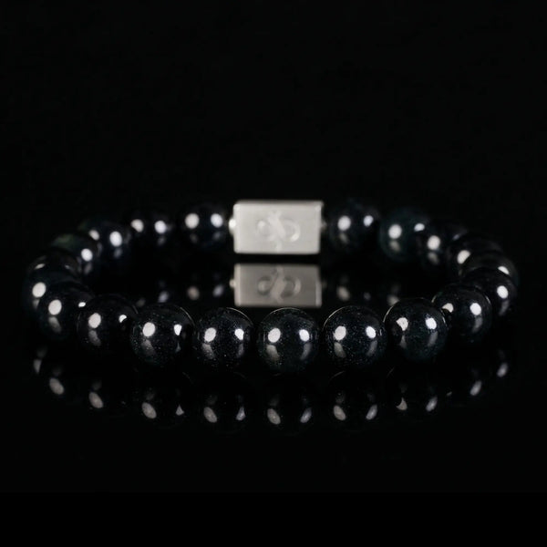 Burmese Black Jade Bracelet III (10mm)
