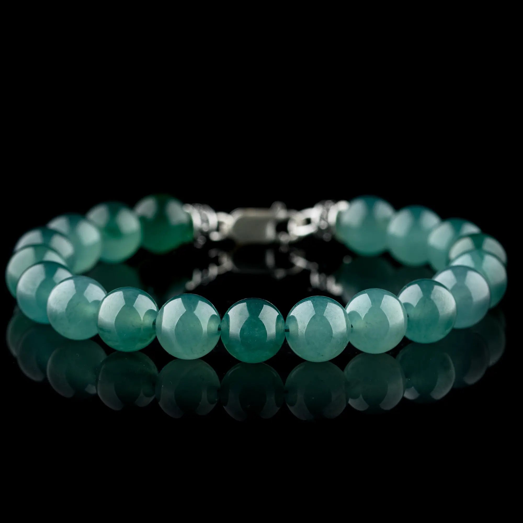 Burmese Green Jade Bracelet XVIII (9.5-10mm)