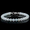 Burmese Grey Green Jade Bracelet XX (7mm)