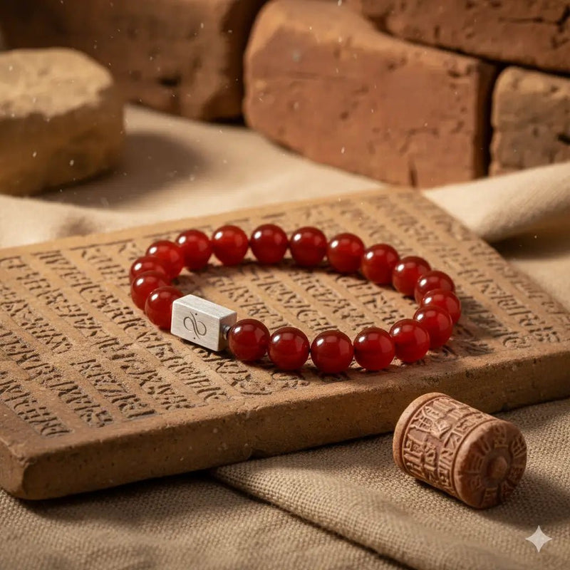 Carnelian Bracelet X (10mm) - Primary Specimen