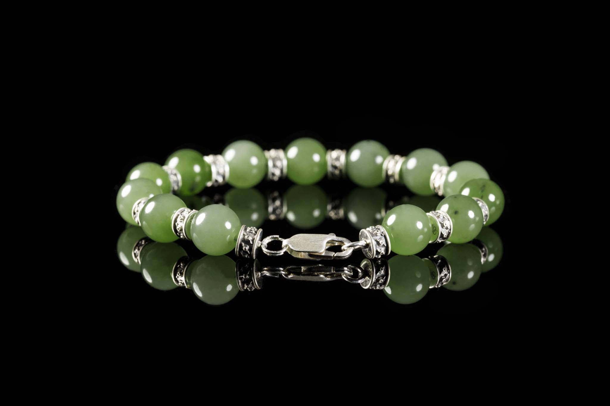 Jade Bracelet V (10mm) (8538095026511)