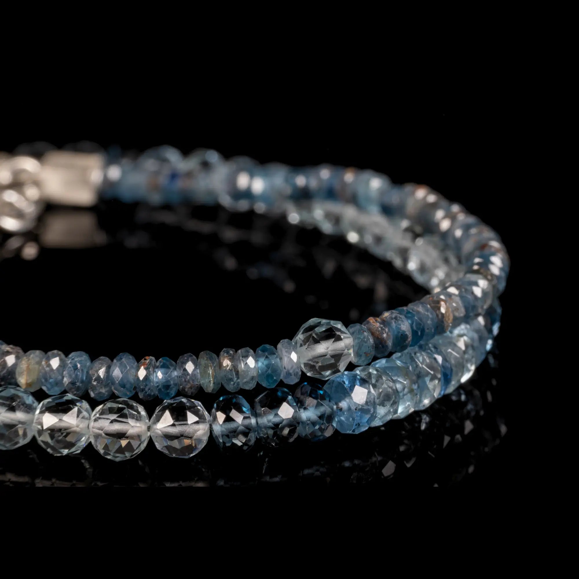 Kyanite - Aquamarine Bracelet I (3.5-4.5mm)