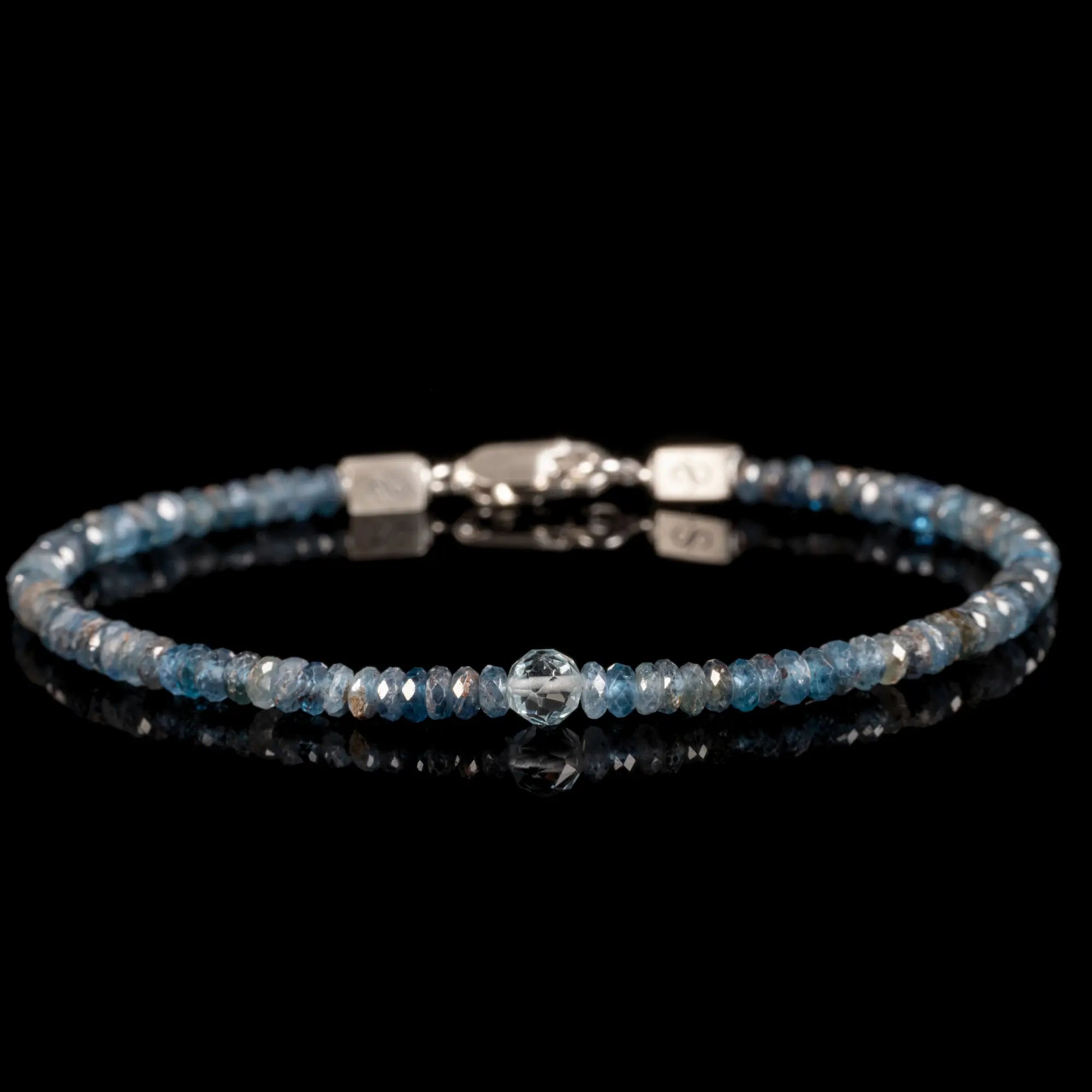 Kyanite - Aquamarine Bracelet I (3.5-4.5mm)