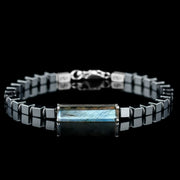 Labradorite - Hematite Cube Bracelet II (4-6mm)