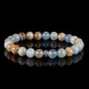 Lemurian Aquatine Calcite Bracelet II (8-9mm)