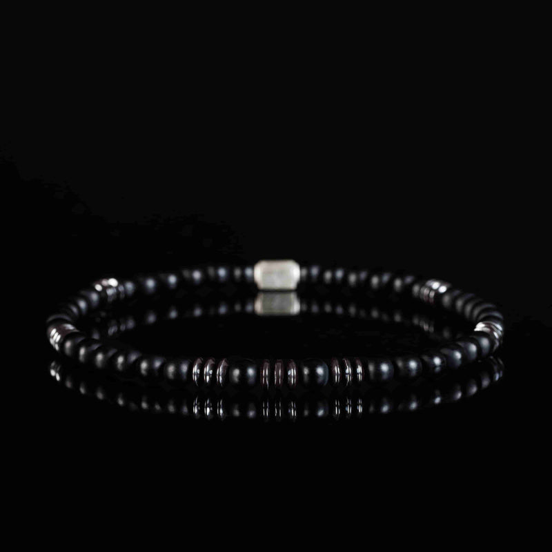 Matte Black Onyx Bracelet (4mm)