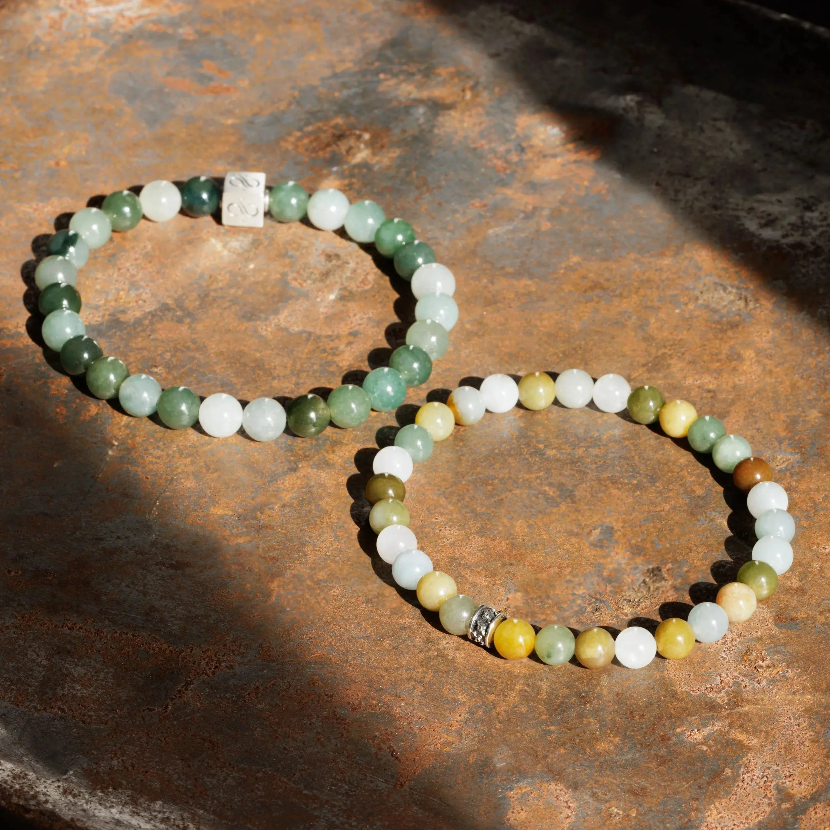 Burmese Multicolor Jade Bracelet VI (7mm)