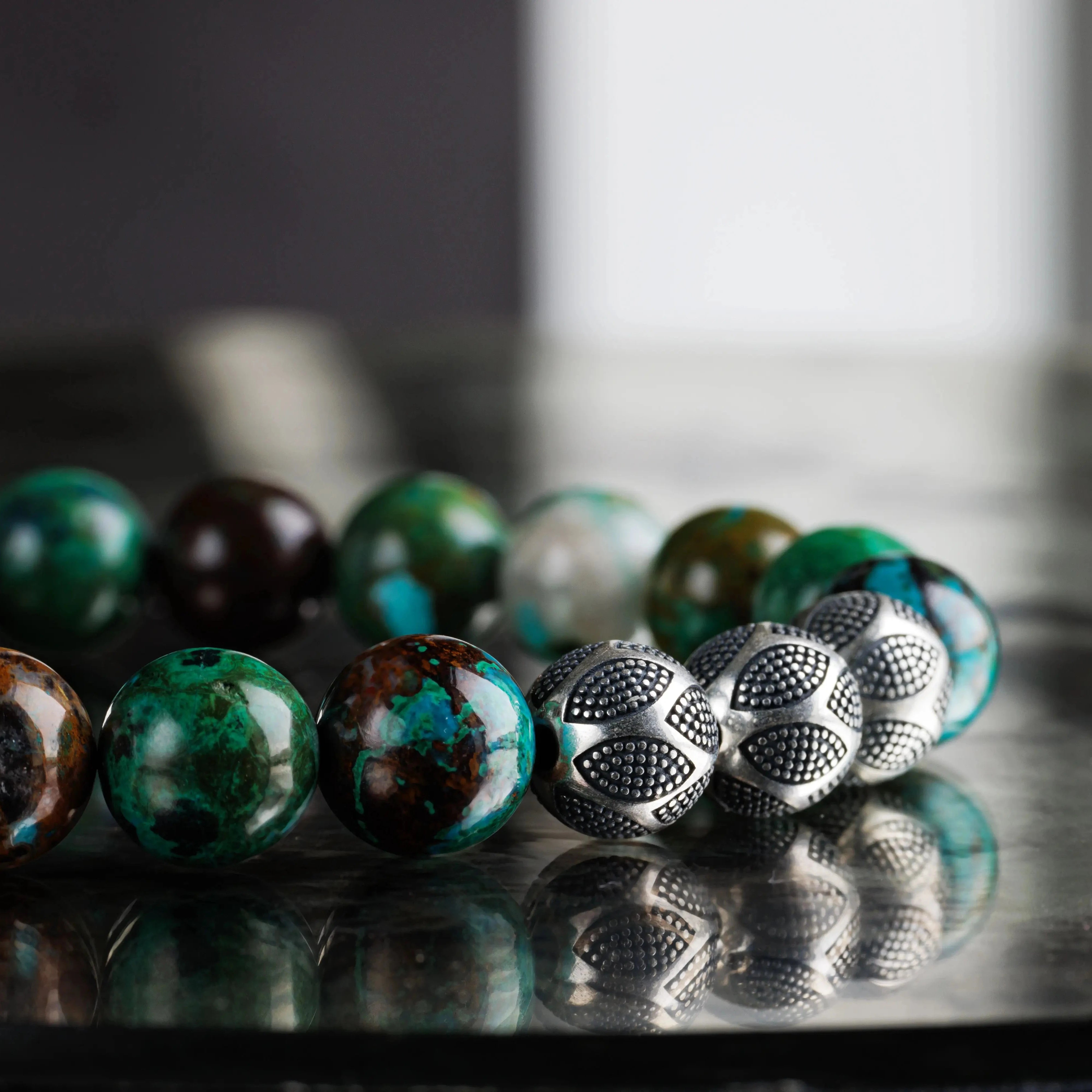 Chrysocolla Nascor Bracelet I (10mm)