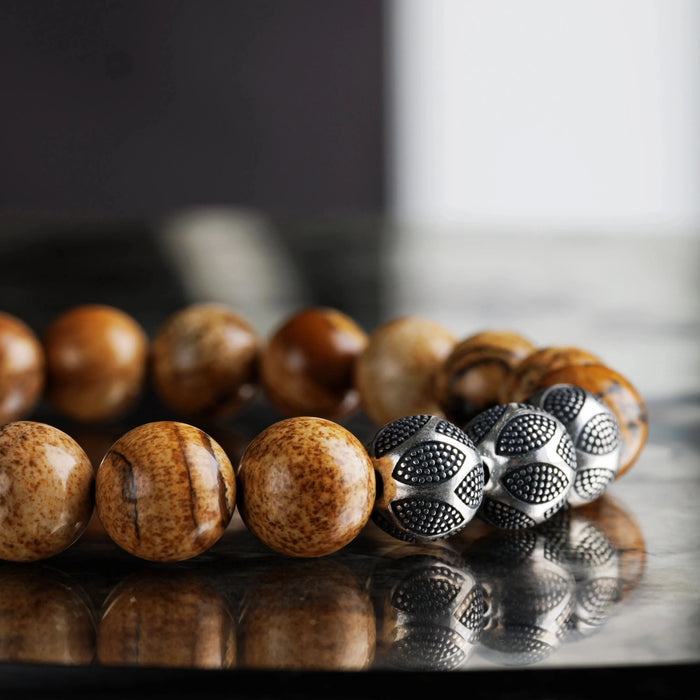 Landscape Jasper Nascor Bracelet I (10mm) - Secondary Specimen