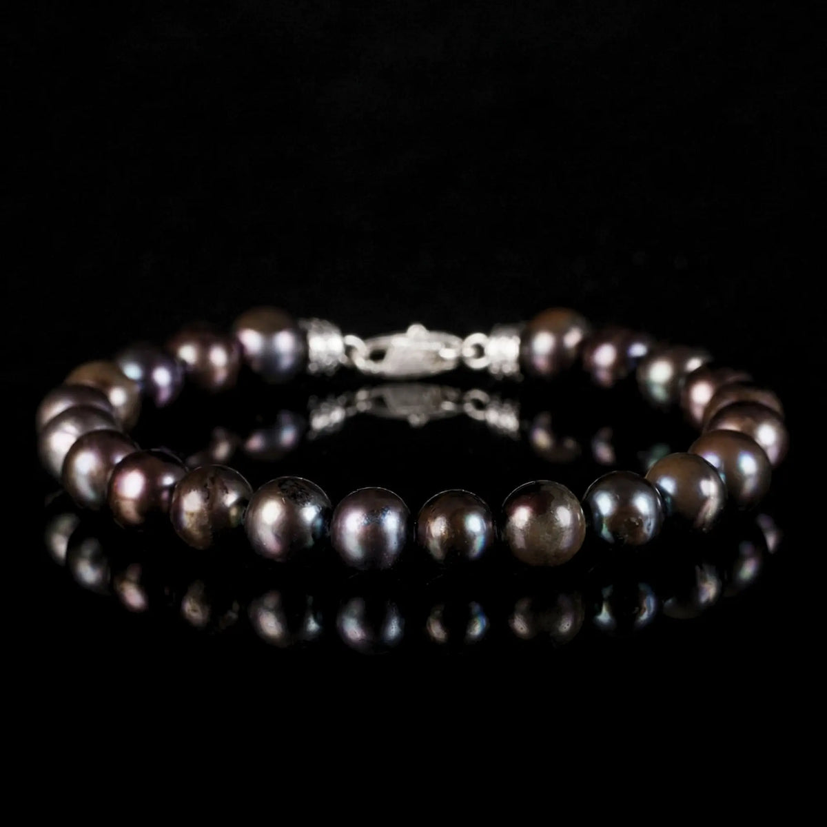 Peacock Black Pearl Bracelet II (9mm)