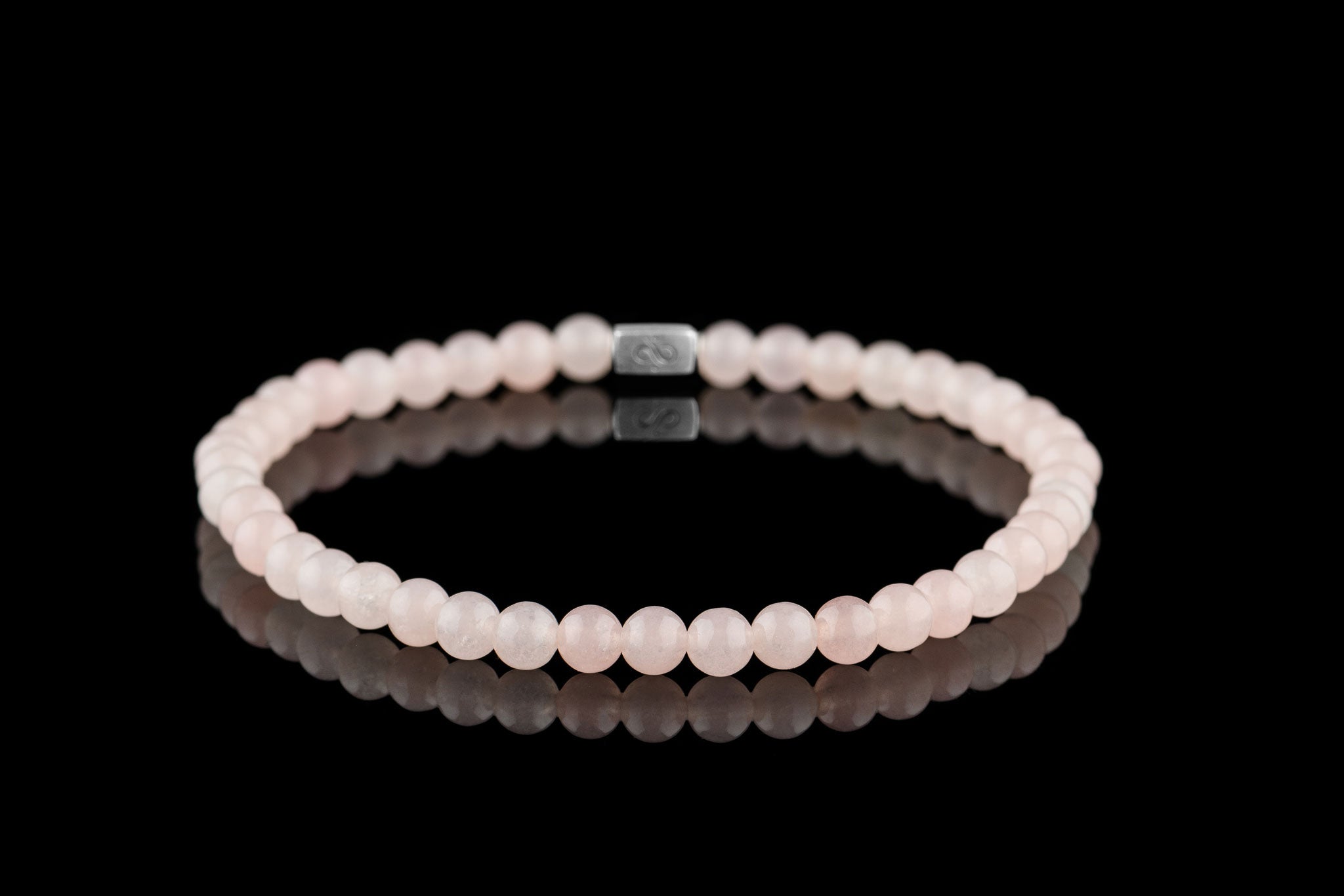 Pink Jade Bracelet I (4mm) (8762695713103)