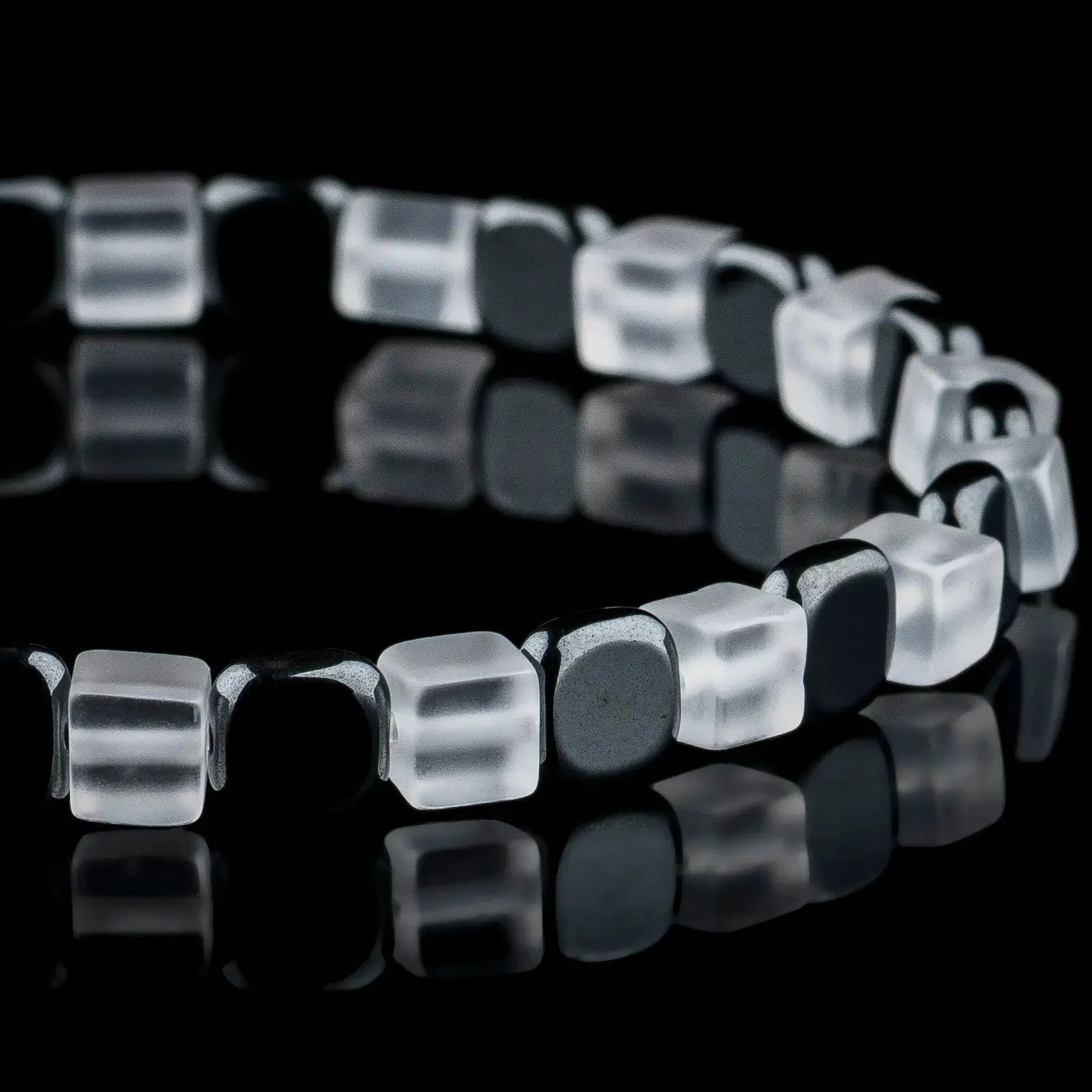 Quartz - Hematite Bracelet I (4mm)