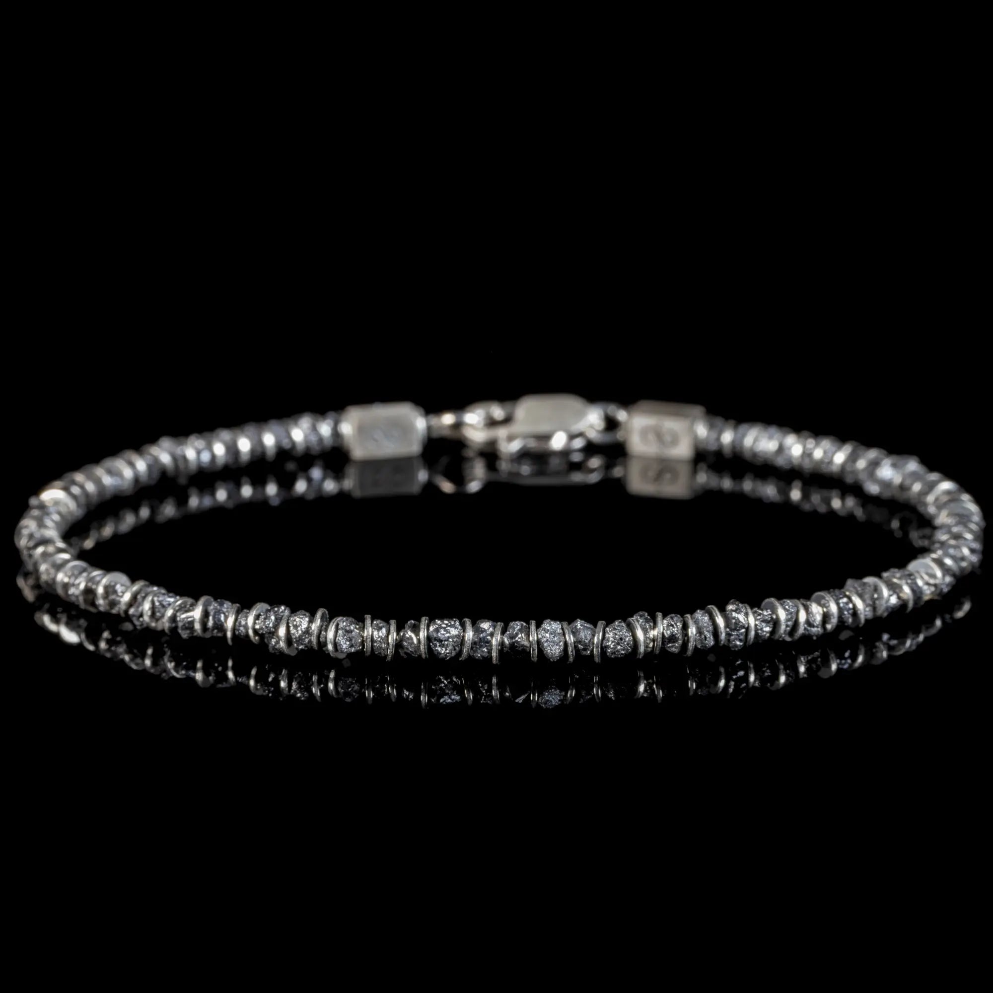 Raw Black Diamond Bracelet III (2-3mm)