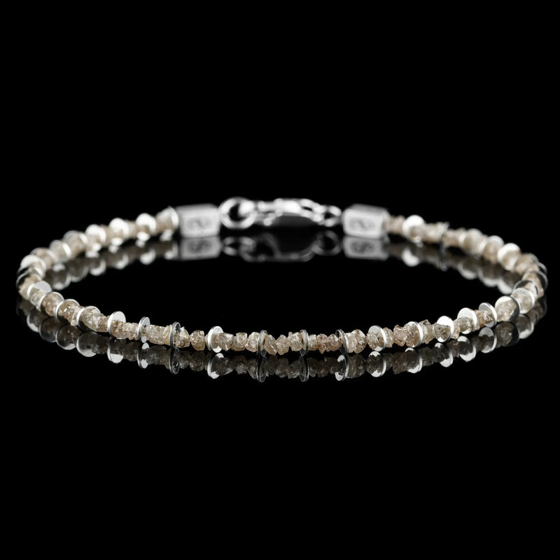 Raw Brown Diamond Bracelet I (2mm)